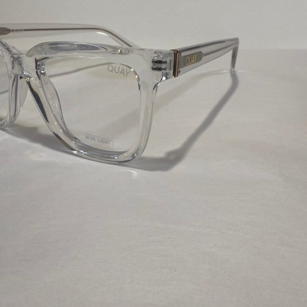 Nwt Quay Australia Transparent Glasses Beveled - Picture 6 of 9